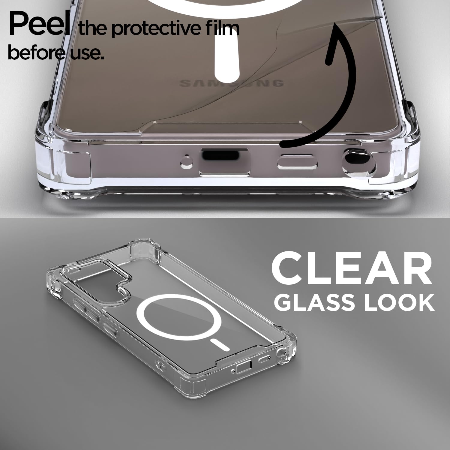 Pikkme Samsung S24 Ultra 5G MagSafe transparent mag-safe mobile cover – photo 3