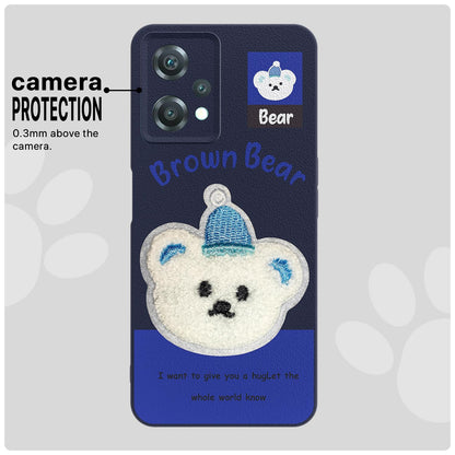 Pikkme blue Plush Patch back cover for OnePlus Nord CE 2 Lite 5G – photo 6