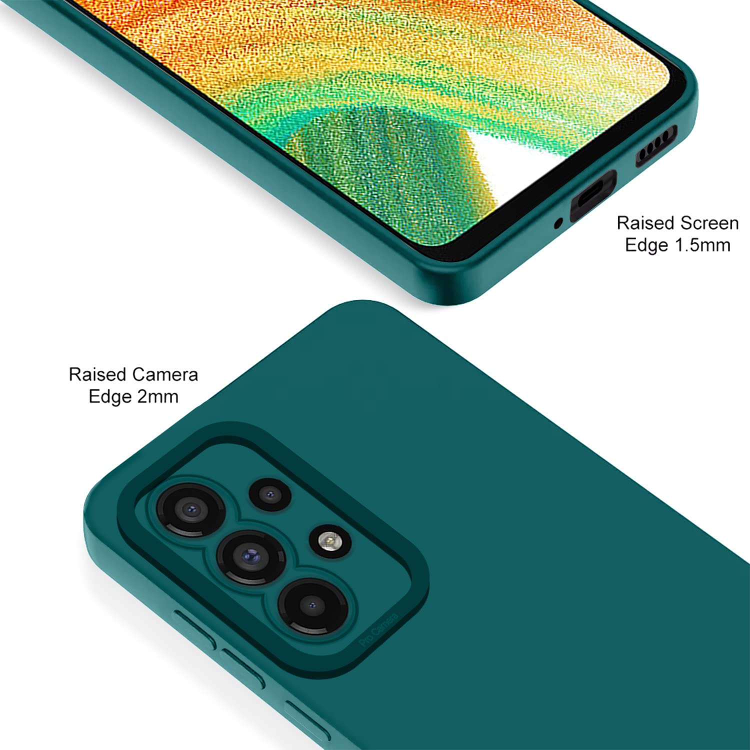 Green back cover for Samsung A33 5G – Pikkme – photo 2