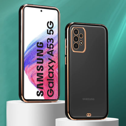 Samsung A53 5G Chrome mobile back cover in black by Pikkme – photo 3