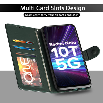 Pikkme green Wallet wallet flip cover for Redmi Note 10T/Poco M3 Pro 5G – photo 5