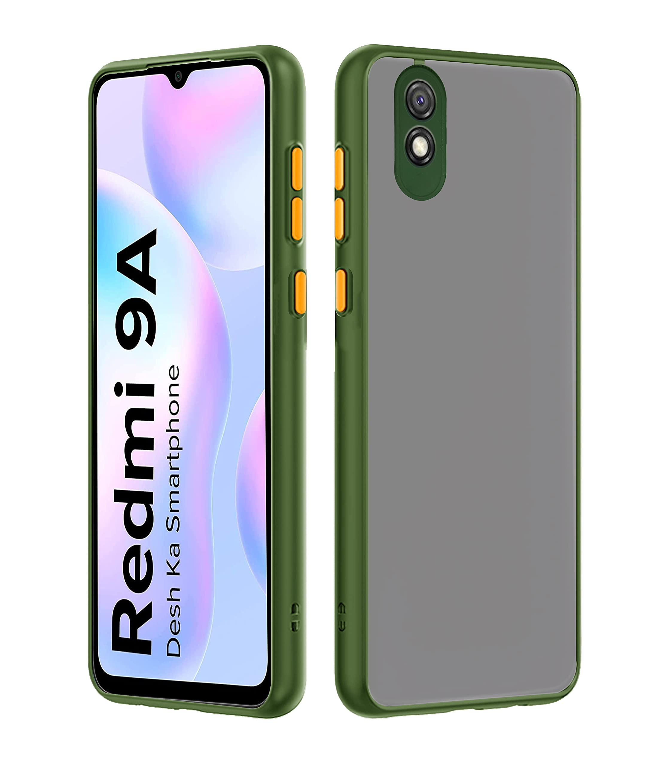 Green mobile cover for Redmi 9A/9i – Pikkme