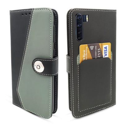 Grey Magnetic mobile flip cover for Oppo F15 – Pikkme