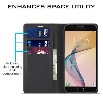 Pikkme black Wallet flip case for Samsung J7 Prime – photo 3