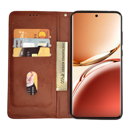 Pikkme Oppo F27 5G Magnetic brown flip case – photo 3