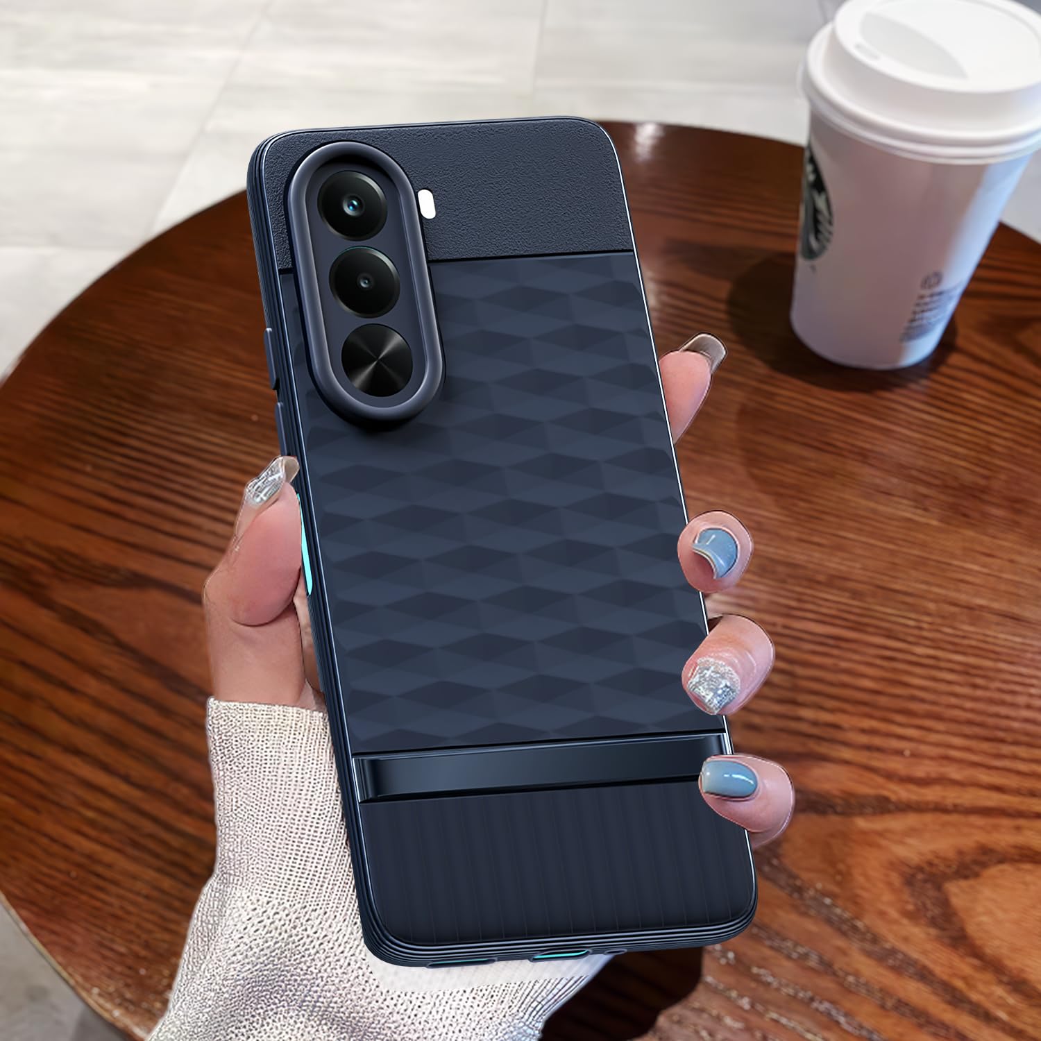 Pikkme Realme P4x 5G blue mobile back cover – photo 7
