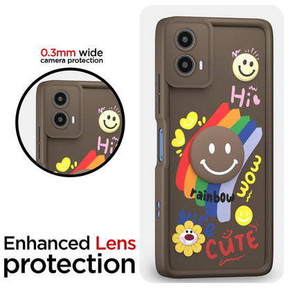 Moto G34/G45 5G mobile cover in brown by Pikkme – photo 5
