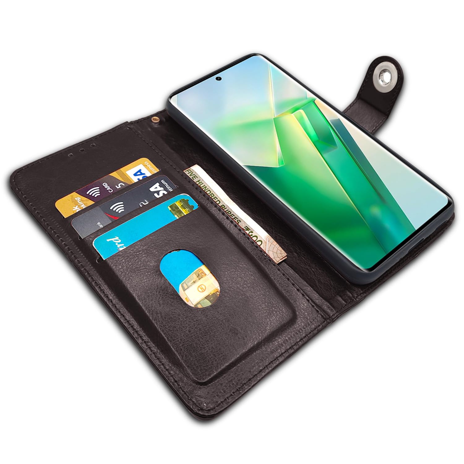 Pikkme coffee Button flip case for Vivo T2 Pro 5G – photo 3