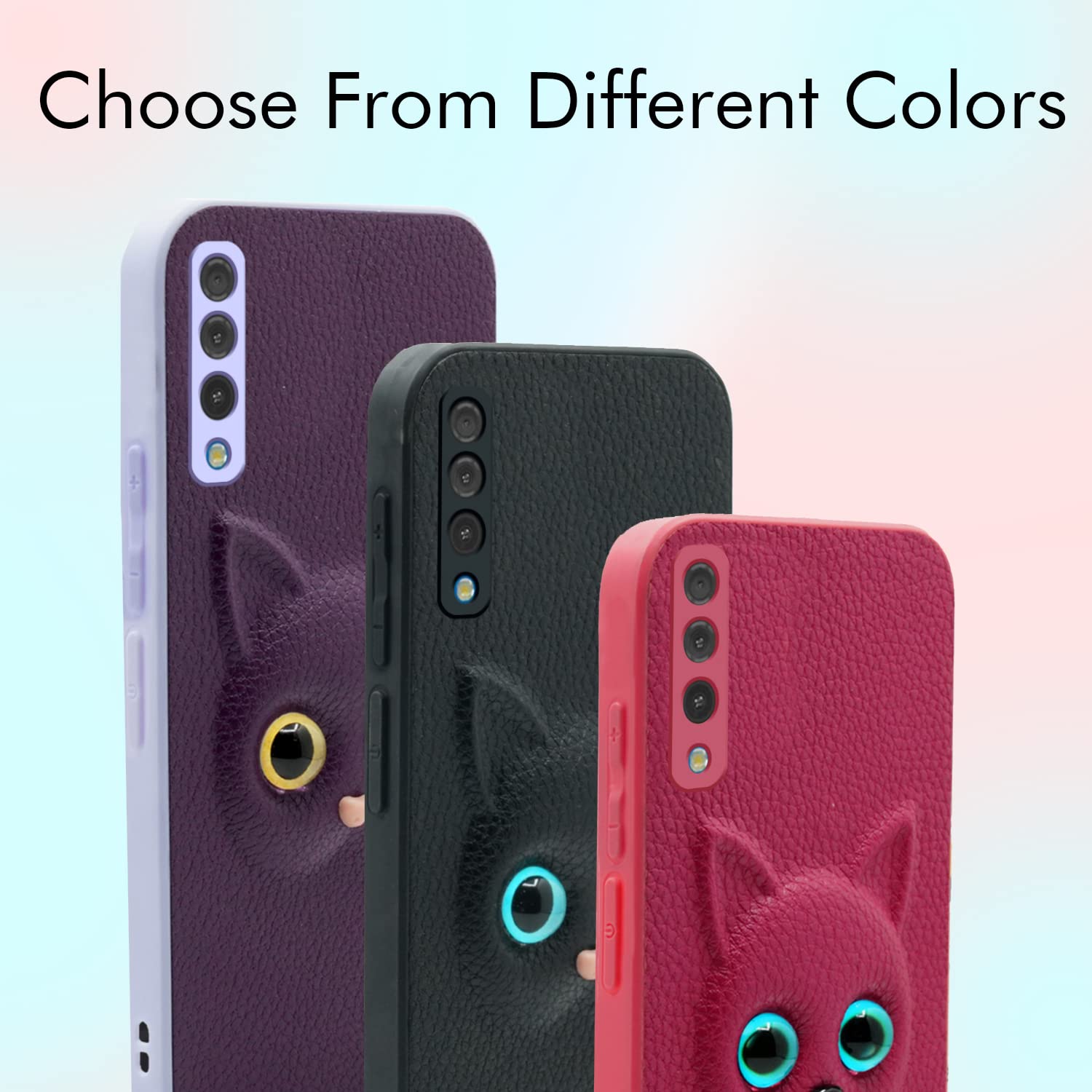 Pikkme Samsung A50/A50s/A30s Cat black mobile back cover – photo 2