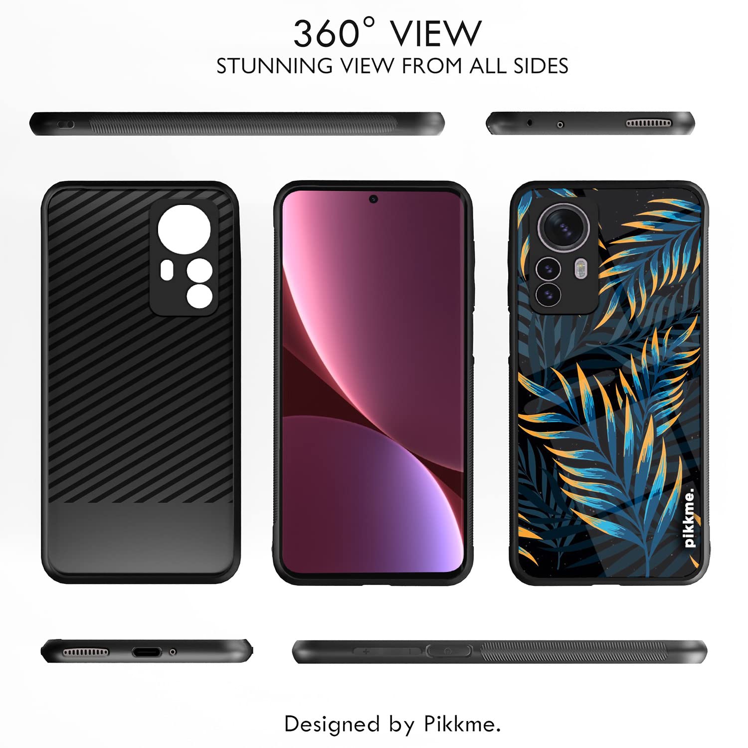 Mi 12 Pro 5G Flower mobile back cover by Pikkme – photo 2