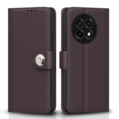 Pikkme OnePlus 13R 5G Button coffee flip cover