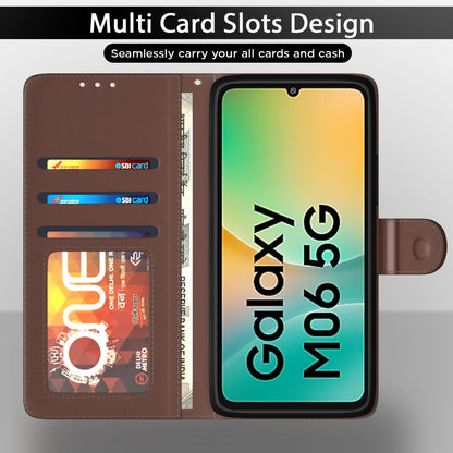 Samsung M06/F06 5G wallet flip cover in tan by Pikkme – photo 5