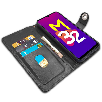 Samsung M32 4G/M32 Prime/F22 4G mobile flip cover in button black by Pikkme – photo 3
