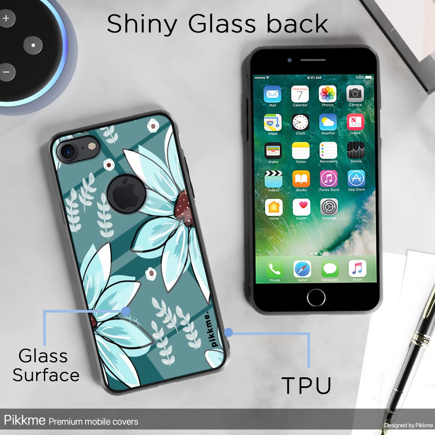 Pikkme iPhone 7/8 Flower mobile cover – photo 3