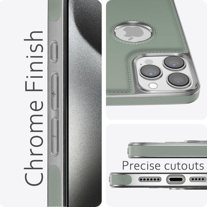 Pikkme green Leatherback mobile back cover for iPhone 15 Pro – photo 3
