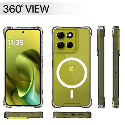 Moto G86 Power 5G mobile cover in transparent mag-safe by Pikkme – photo 7