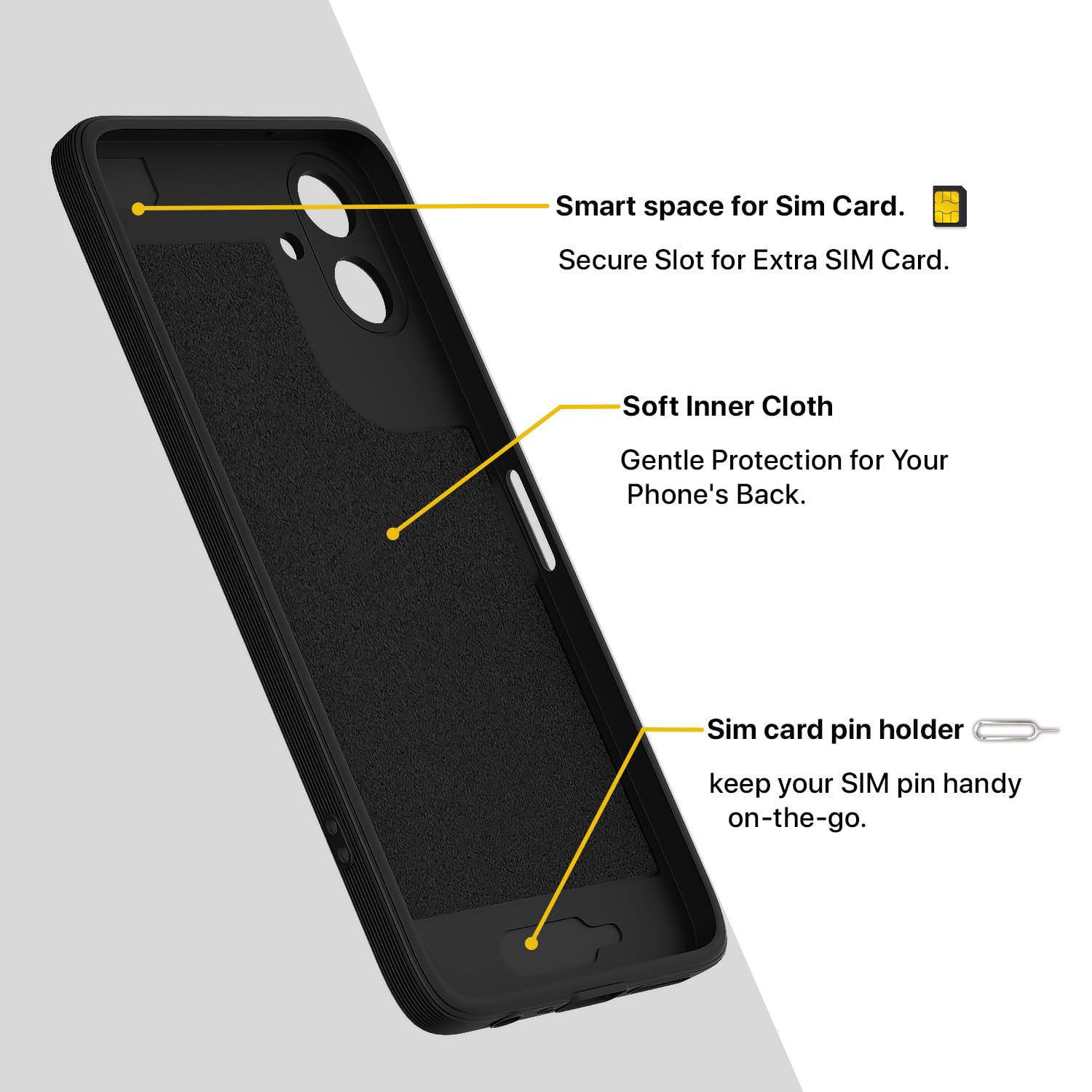 Black mobile back cover for Samsung F70e 5G/M07/F07/A07/A07 5G – Pikkme – photo 6