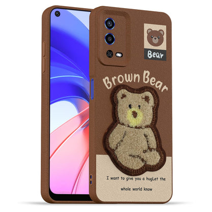 Pikkme Oppo A55 brown back cover