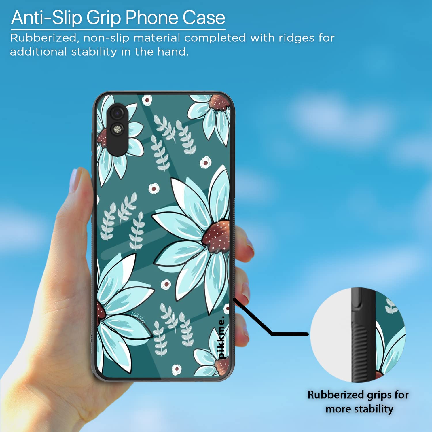 Pikkme Redmi 9A/9i/9A Sport Flower back cover – photo 5