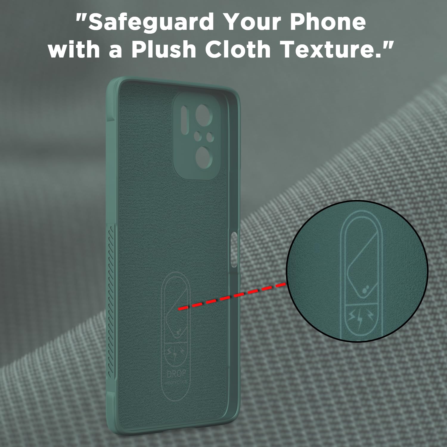 Pikkme Redmi Note 10 4G/Note 10S Liquid Silicone green mobile cover – photo 6