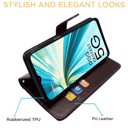 Coffee & brown flip cover for Itel P55 5G – Pikkme – photo 5