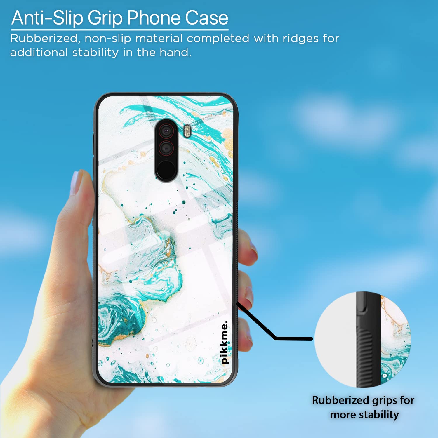 Poco F1 Hybrid back cover by Pikkme – photo 5