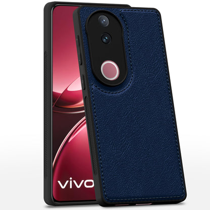 Pikkme Vivo V50 5G / V50e 5G Leather Back Case | Blue