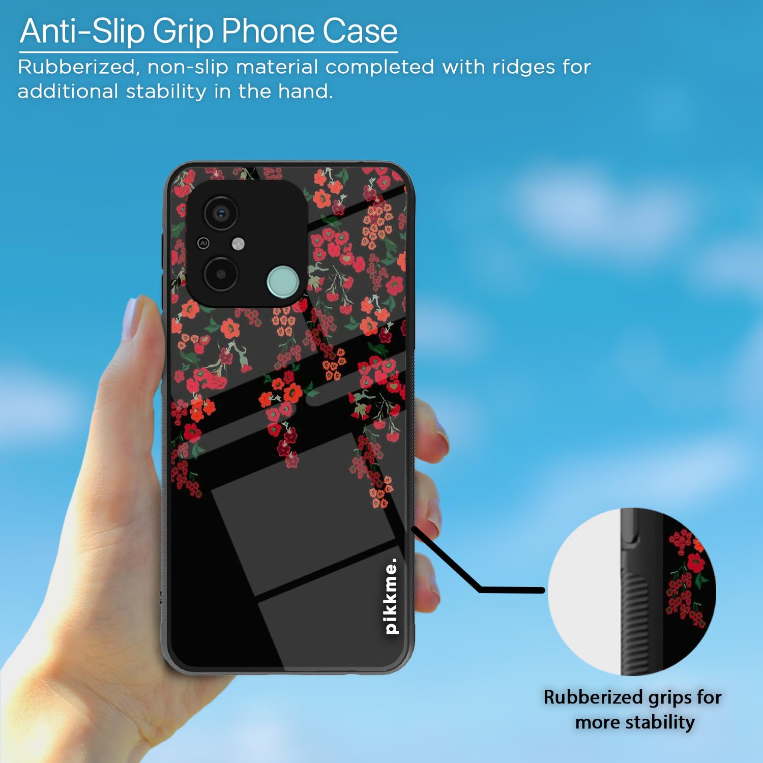 Pikkme Redmi 12C/Poco C55 Flower back cover – photo 5