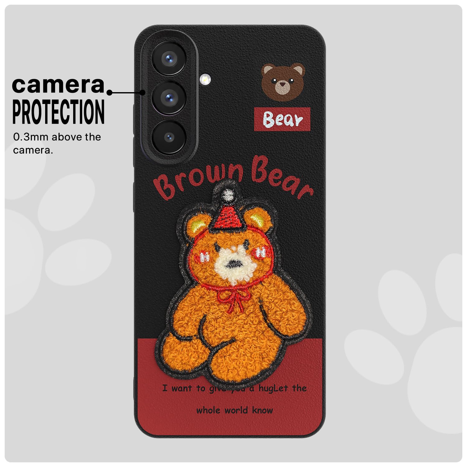 Pikkme Samsung A37 5G Plush Patch cherry mobile back cover – photo 6