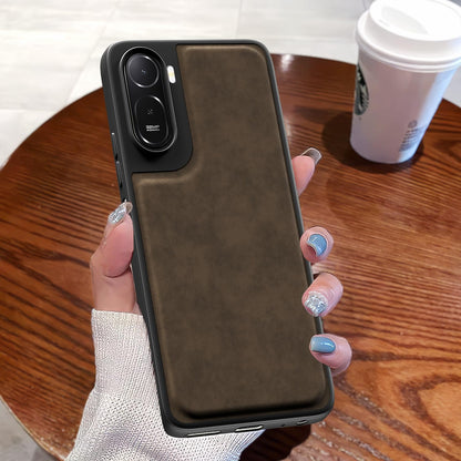 Pikkme Redmi A7 Pro/Poco C85x 5G Leather coffee phone cover – photo 7