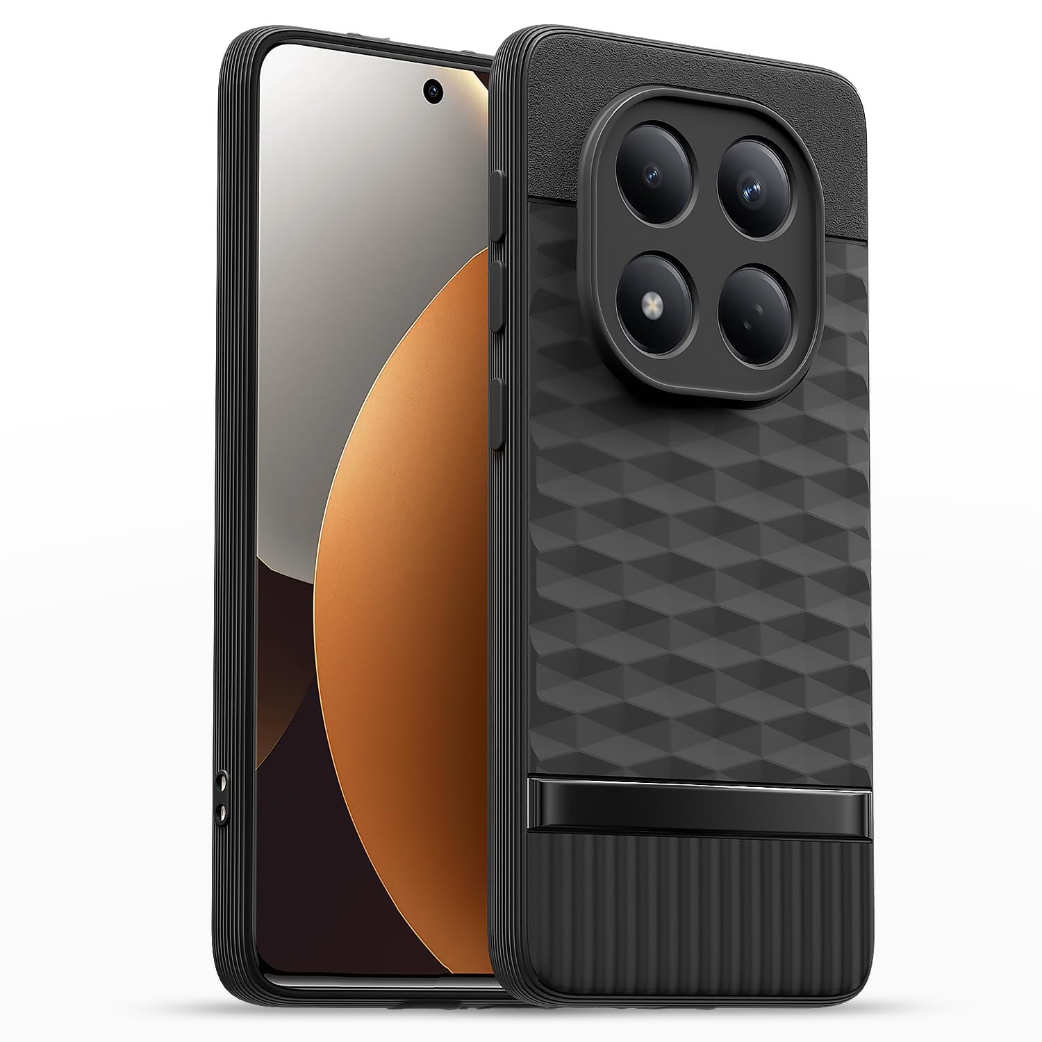 Pikkme Redmi Note 15 Pro 5G black mobile cover