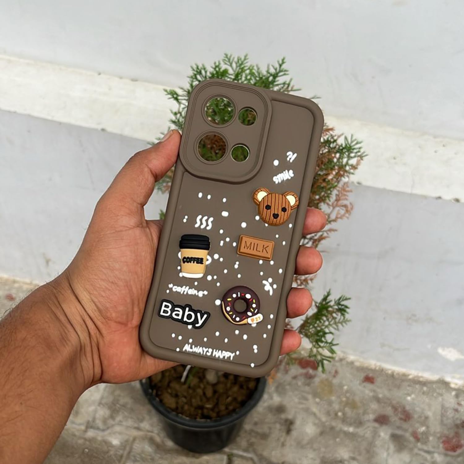 Pikkme brown back cover for Oppo Reno 13 5G/3D – photo 7