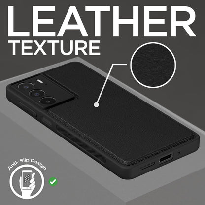Pikkme Realme C75 Leather black mobile back cover – photo 2