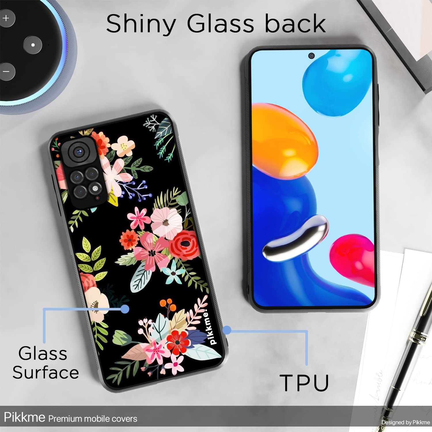 Redmi Note 11/Note 11s Flower mobile cover by Pikkme – photo 3