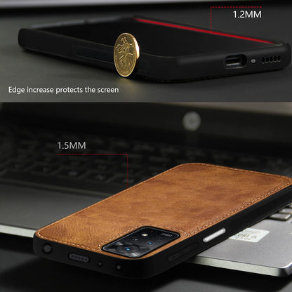 Pikkme Redmi Note 11 Pro/Note 11 Pro Plus 5G Leatherback Back Case | Brown