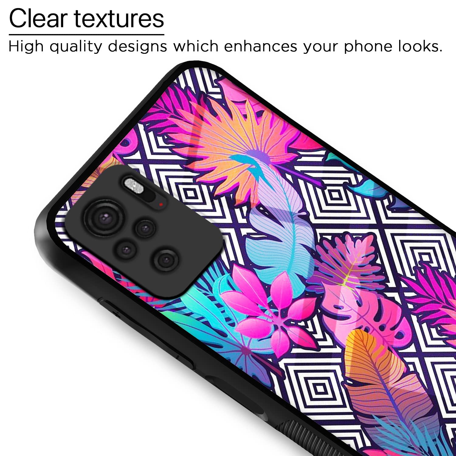 Redmi Note 10/Note 10s Flower mobile back cover by Pikkme – photo 4