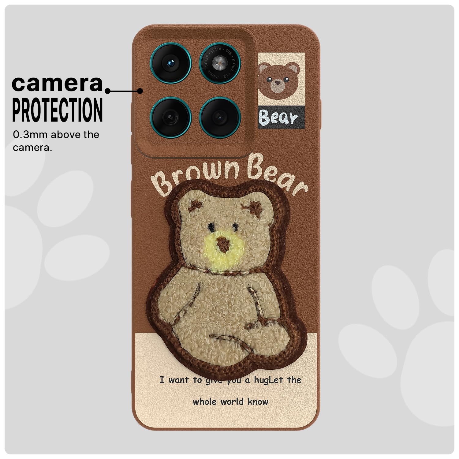 Pikkme Moto Edge 60 Pro 5G brown back cover – photo 6
