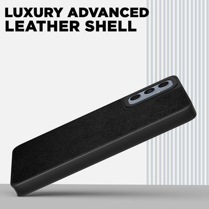 Black Leatherback mobile back cover for Samsung M35 5G – Pikkme – photo 2