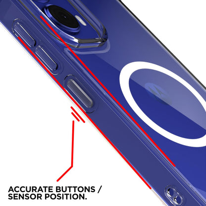 Moto G85 5G back cover in transparent mag-safe by Pikkme – photo 6
