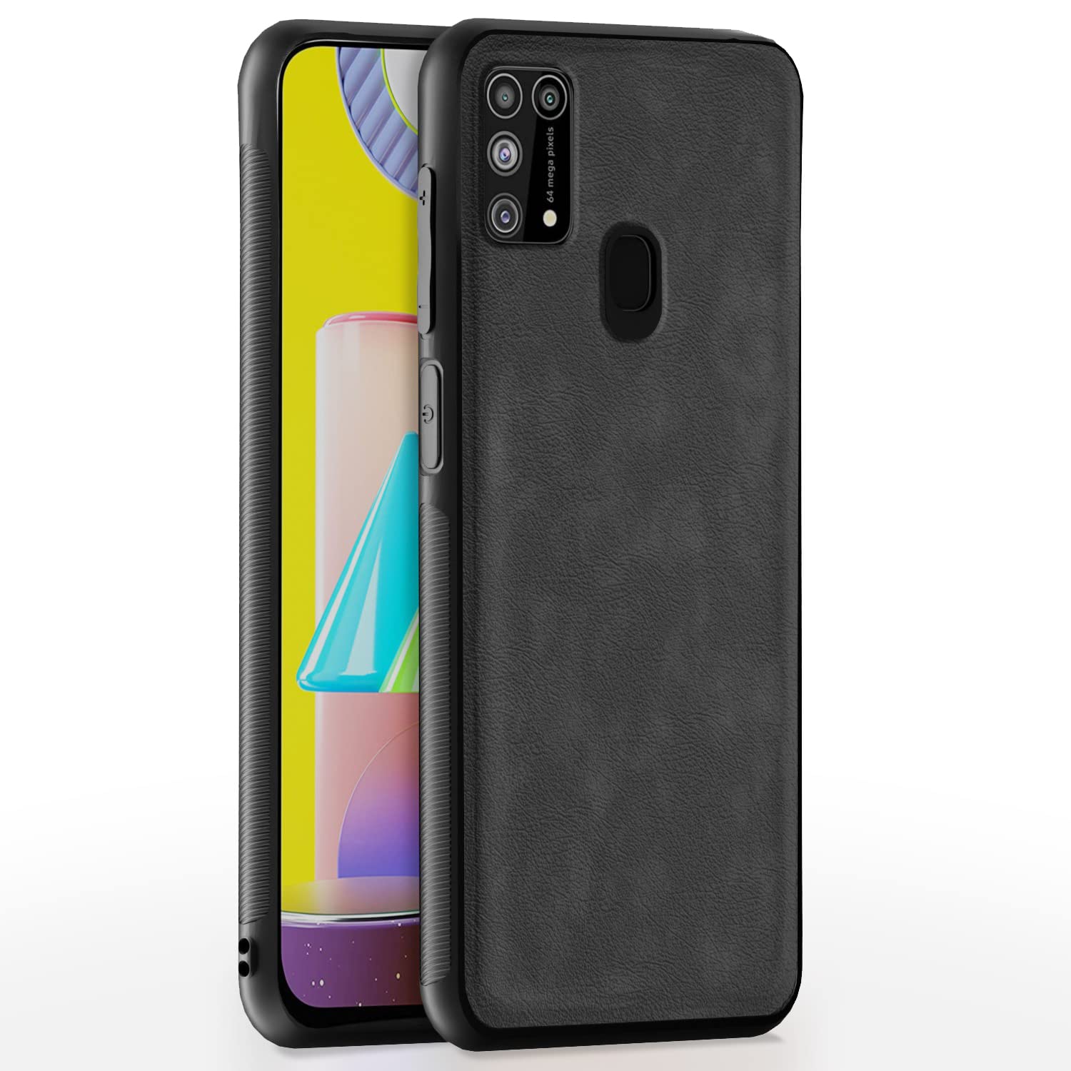 Pikkme Samsung M31/M31 Prime/F41 Leather grey mobile cover