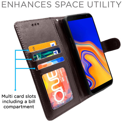 Coffee Wallet mobile flip cover for Samsung J4 Plus/J4 – Pikkme – photo 2