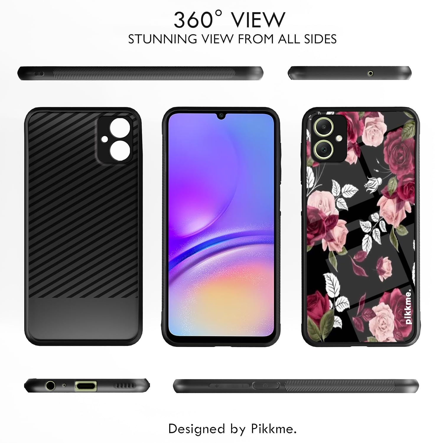 Samsung A05/M05/F05 Flower mobile cover by Pikkme – photo 2