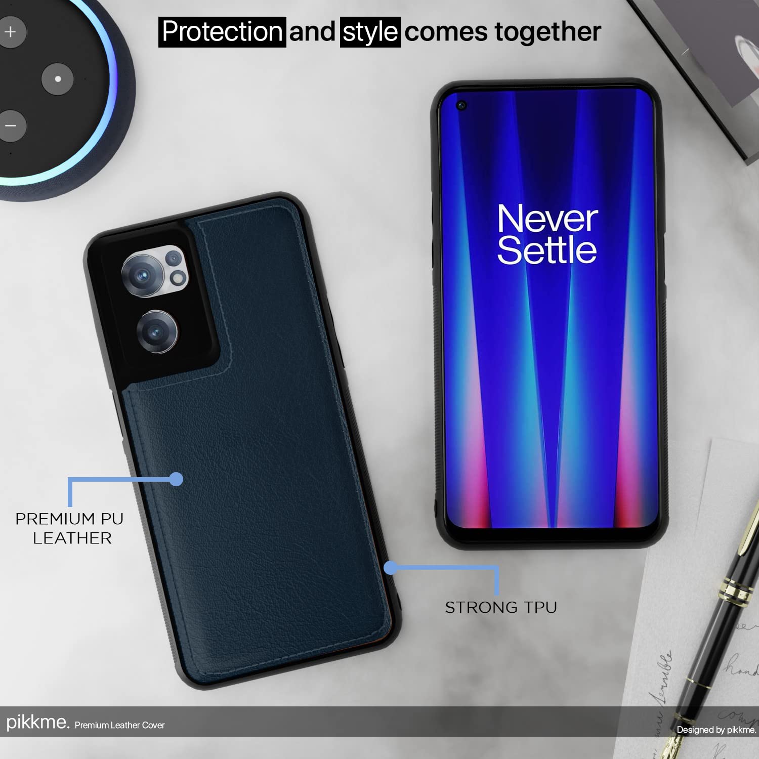 Pikkme OnePlus Nord CE 2 5G blue mobile back cover – photo 5