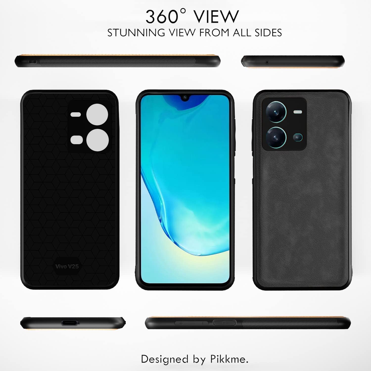Grey mobile back cover for Vivo V25 5G – Pikkme – photo 3