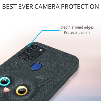 Pikkme black Cat mobile cover for Samsung A21s – photo 5