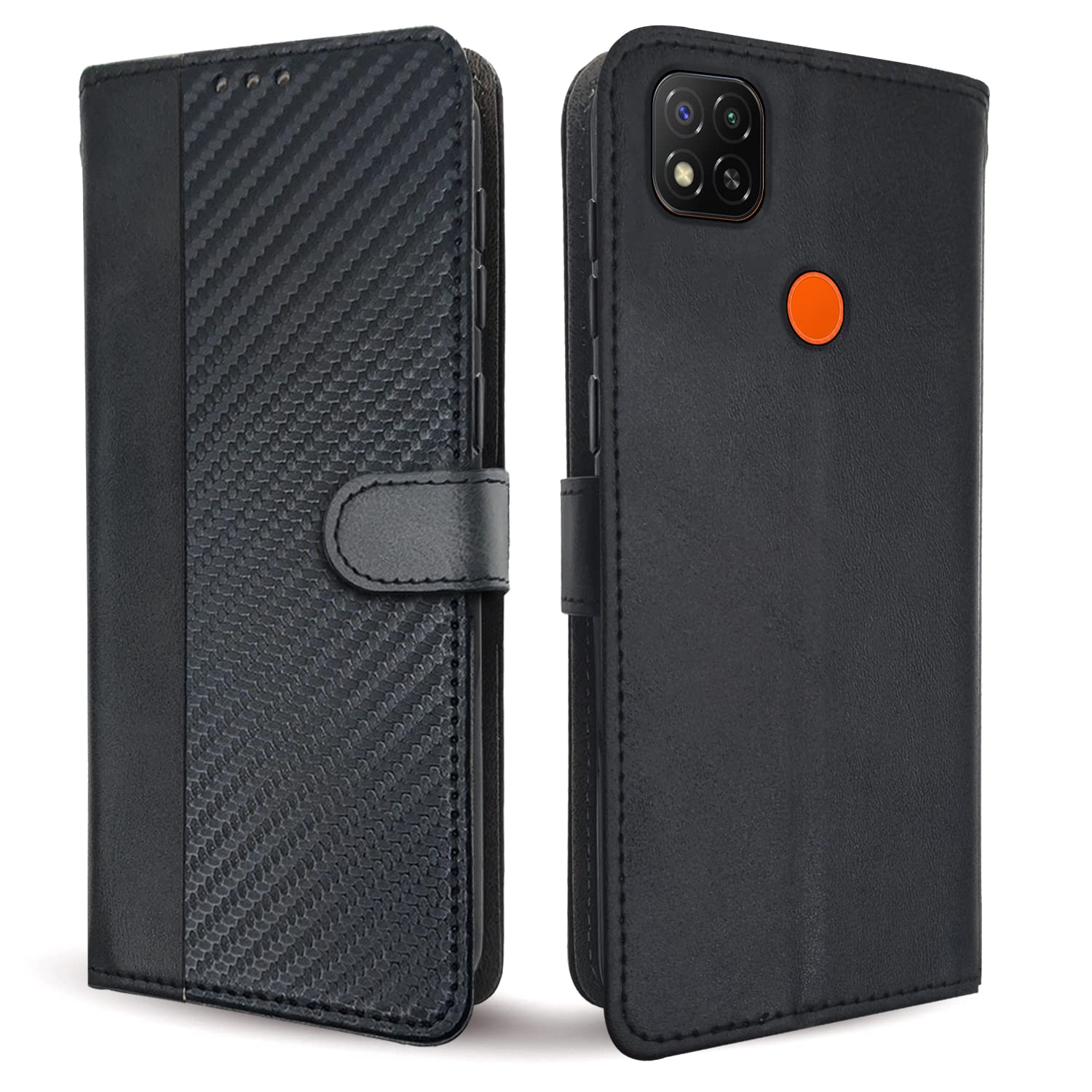 Black flip cover for Redmi 10A/9, Poco C31 – Pikkme
