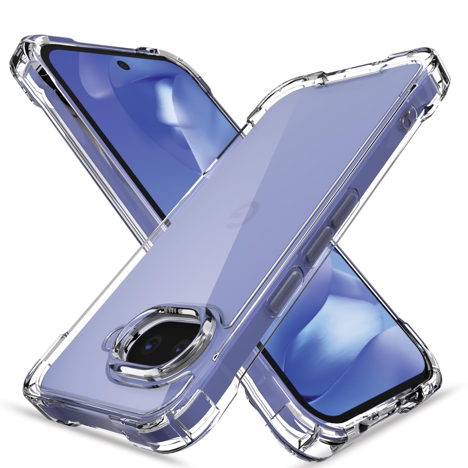 Pikkme transparent mobile back cover for Google Pixel 9A