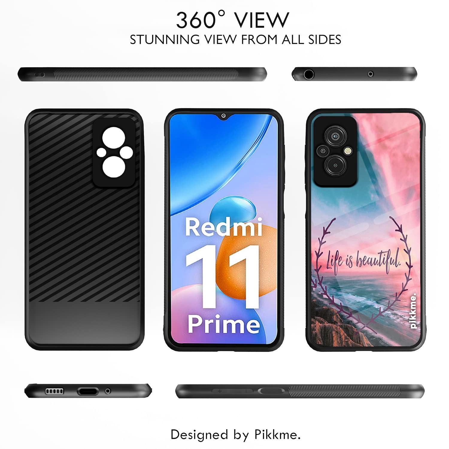 Hybrid Mobile back cover for Redmi 11 Prime 4G – Pikkme – photo 2