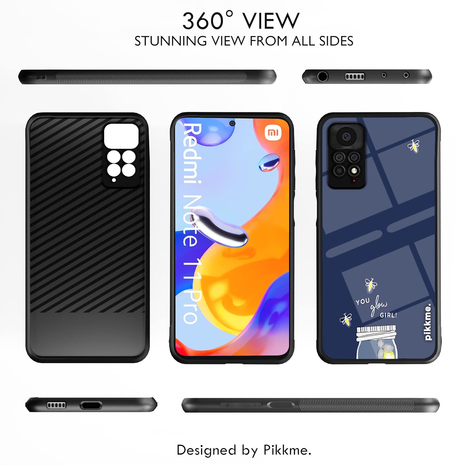Pikkme Hybrid mobile back cover for Redmi Note 11 Pro/Note 11 Pro Plus 5G – photo 2
