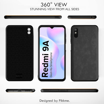 Pikkme Redmi 9A/9i/9A Sport Leather grey mobile cover – photo 3